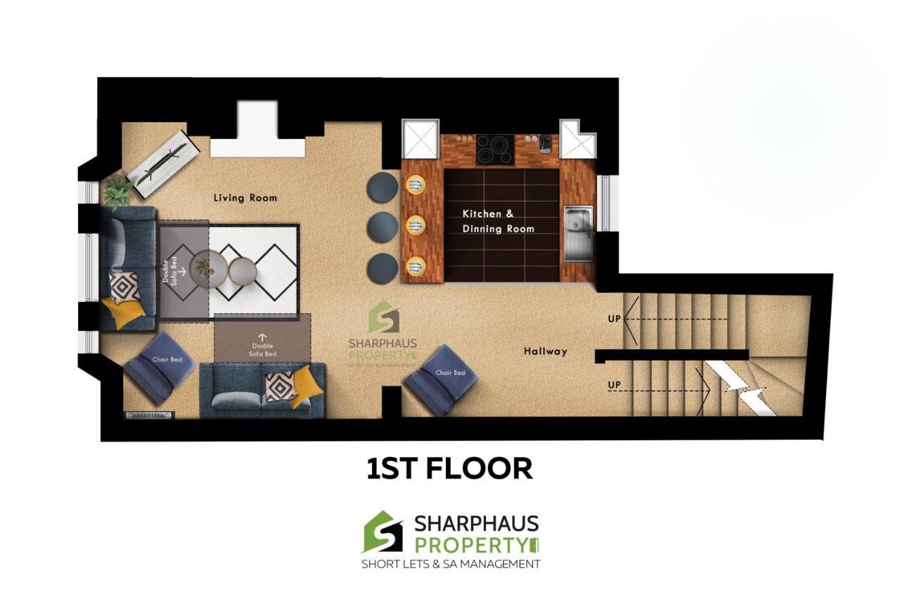 Charming Luxury 3Bed Apartment In A Prime Location By Sharphaus Short Lets & Serviced Accommodation Management 브라이턴 외부 사진